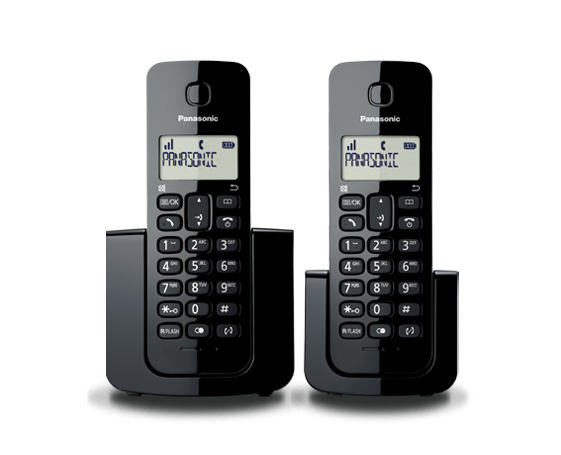 Panasonic KX-TGB112 Telefono Inalambrico Digital Doble Auricular - Negro