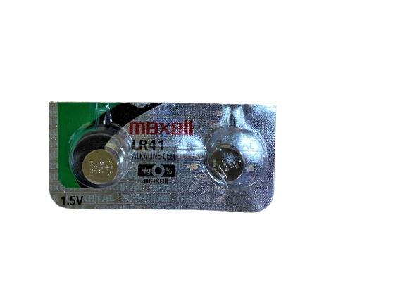 Maxell LR41 Battery x2 - 1.5v