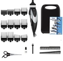 Wahl 5243-5801 HomeCut Complete Haircutting Kit - 12 Guides / Scissors / Combs / Black