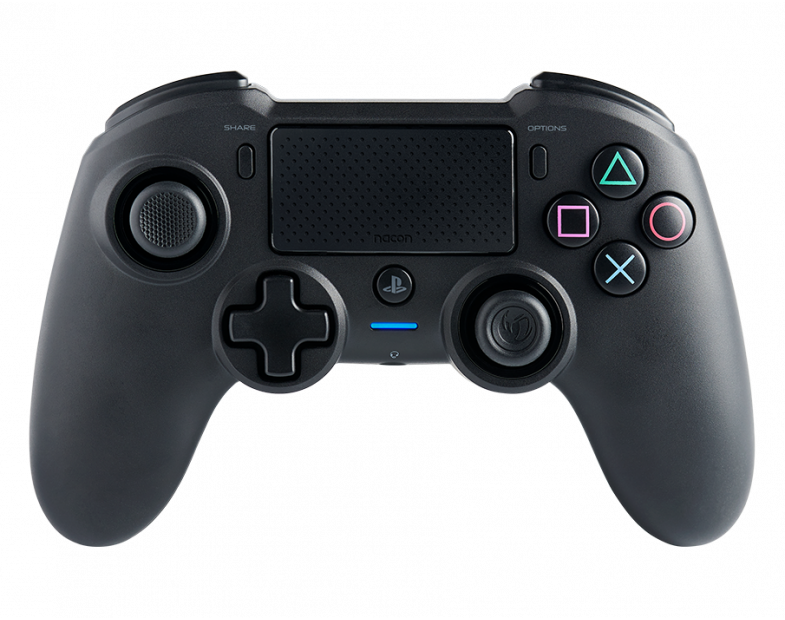 Nacon SLEH00578 Assymmetric Control Bluetooth para PS4 - Producto con Licencia Oficial de PlayStation - compatible con PC / Negro