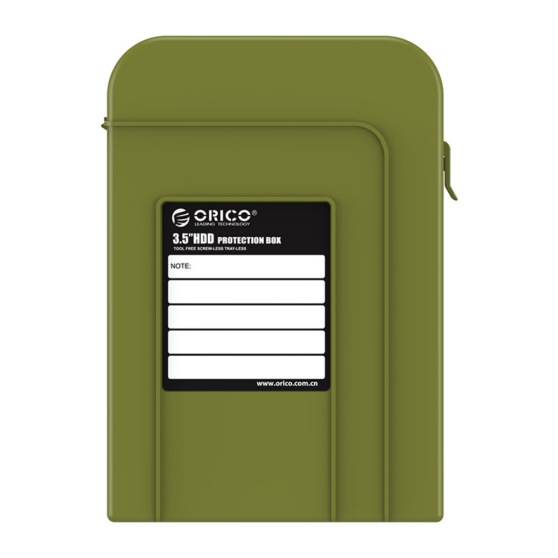 ORICO PHI35-V1-SN - Caja de Protección para HDD 3.5&quot; / Verde Oliva