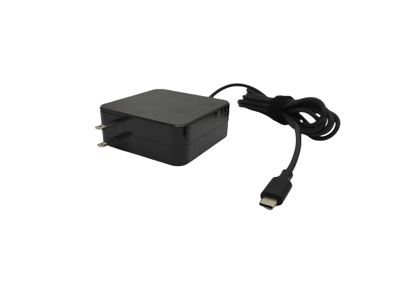 Generic AC/DC Adapter Charger 65W USB-C / 5V3A, 9V3A, 12V3A, 15V3A, 20V3.25A or 20.5V3A / Black