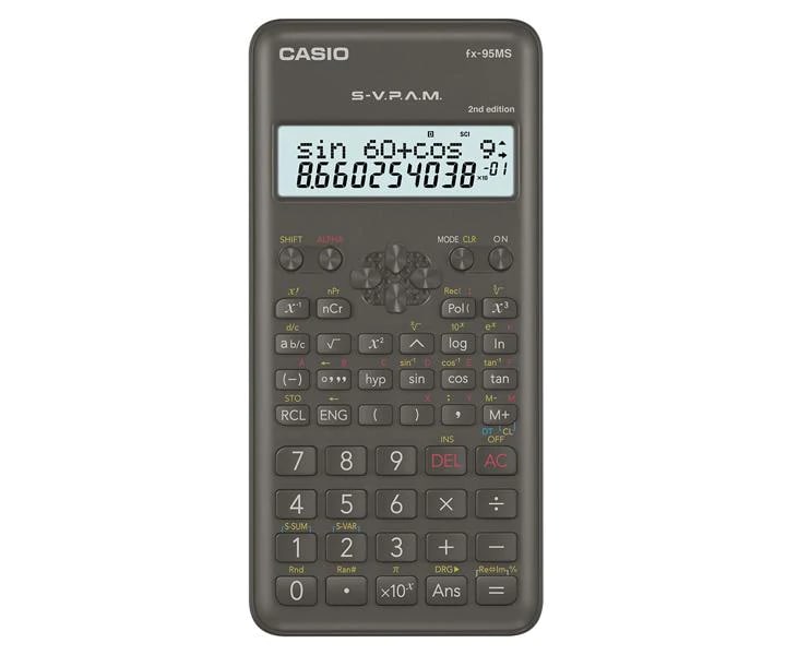 Casio Fx-95MS Scientific Calculator / 244 Functions / Black