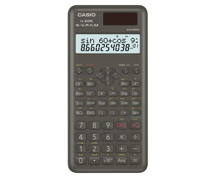 Casio Fx-85MS Scientific Calculator / 240 Functions / /Black
