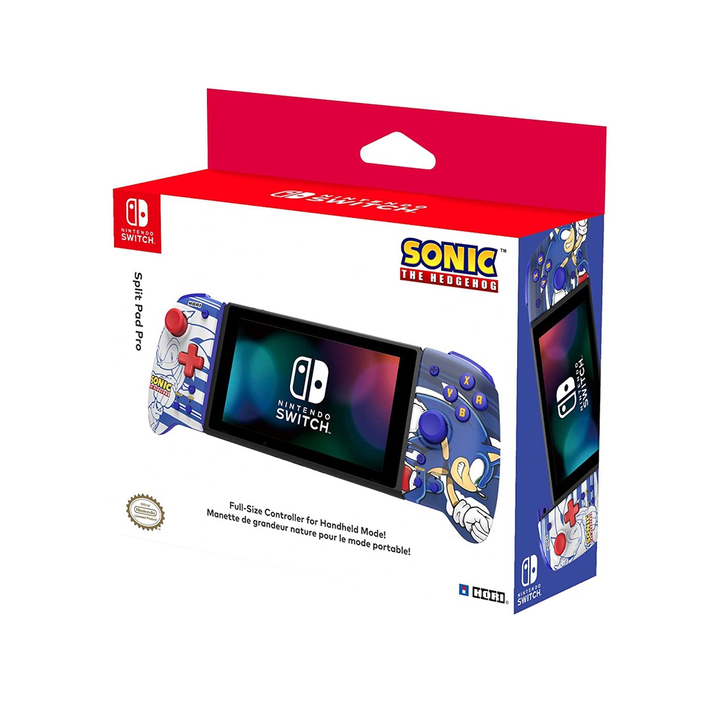 NIntendo Hori Spit Pad Pro para Switch - Edición de Sonic, Origina