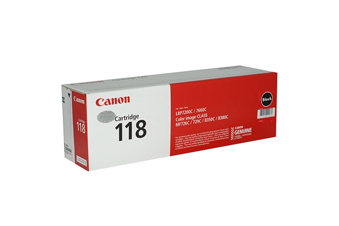 Canon 118 Toner Cartridge - Negro