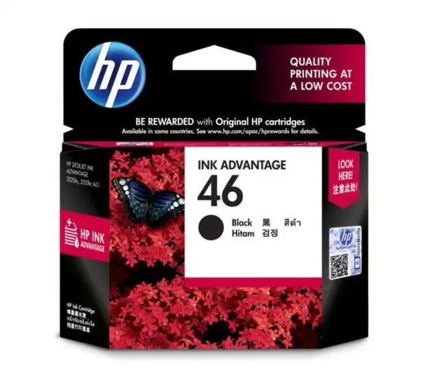 HP #46 Black Ink Cartridge - for DesignJet Advantage Ultra 2529, 4729, 5739