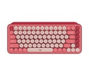 Logitech 920-010715 HEARTBREAKER POP Keys Keyboard / USB / English / Red - Pink