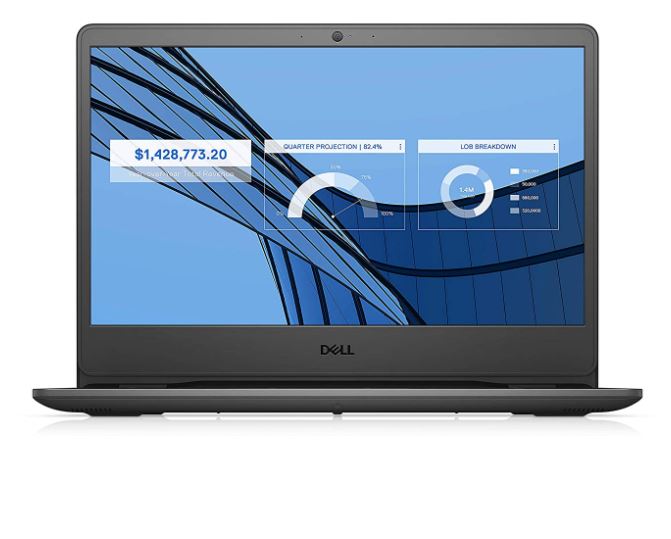 Dell Vostro 3400 Laptop - Core i3-1115G4 - 1.2 GHz  / 8GB RAM / RJ45 GLAN / 1 TB HDD/ 14&quot; / Win 10 Home 64 bits Español