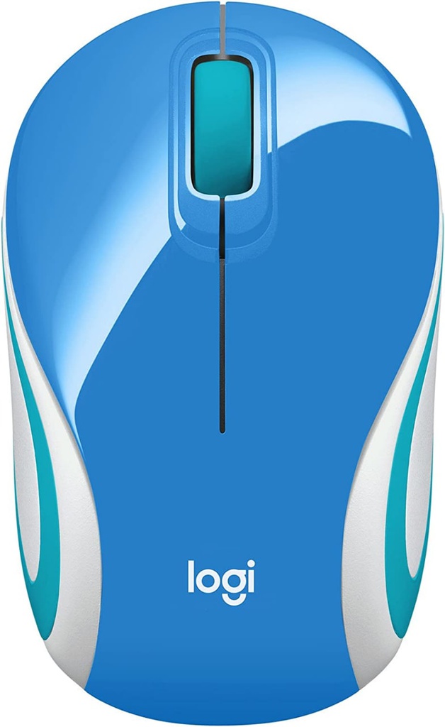 Logitech 910-005360 Mini Wireless Mouse M187 / 2.4GHz / Palace Blue