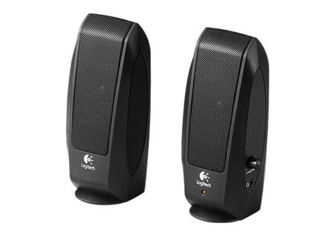 Logitech S120 Speakers 980-00012 - 3.5mm / 2.2 RMS / Black 