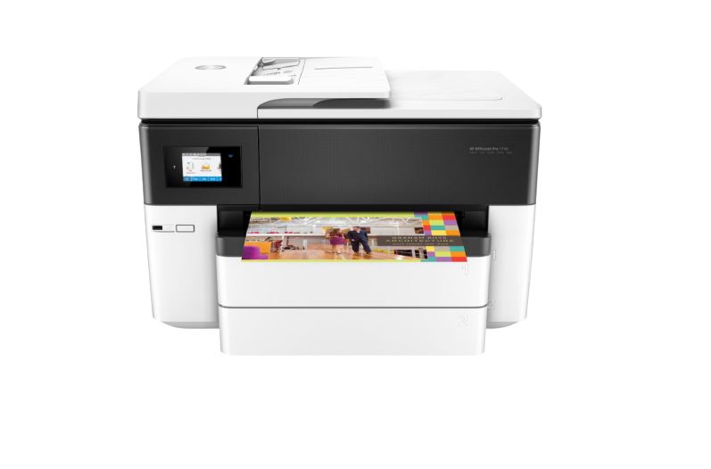 HP OfficeJet PRO 7740 - Multifunctional Printer / Wide Up To 11X17 (Tabloide) / USB / RJ-45 / WIFI / White