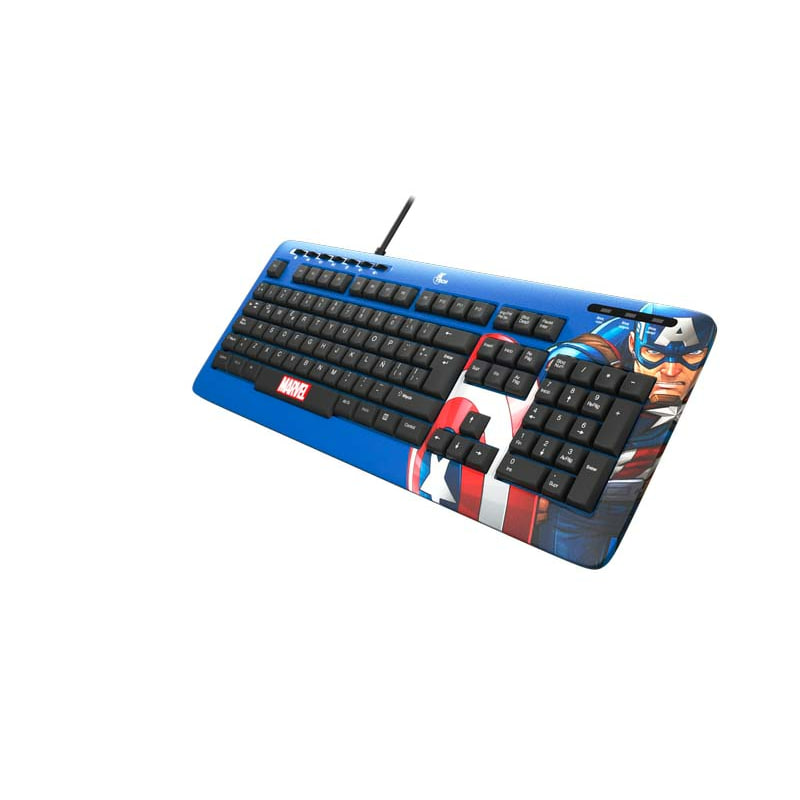 Xtech M401CA Teclado Gamer Estandar Edición Especial Captain America