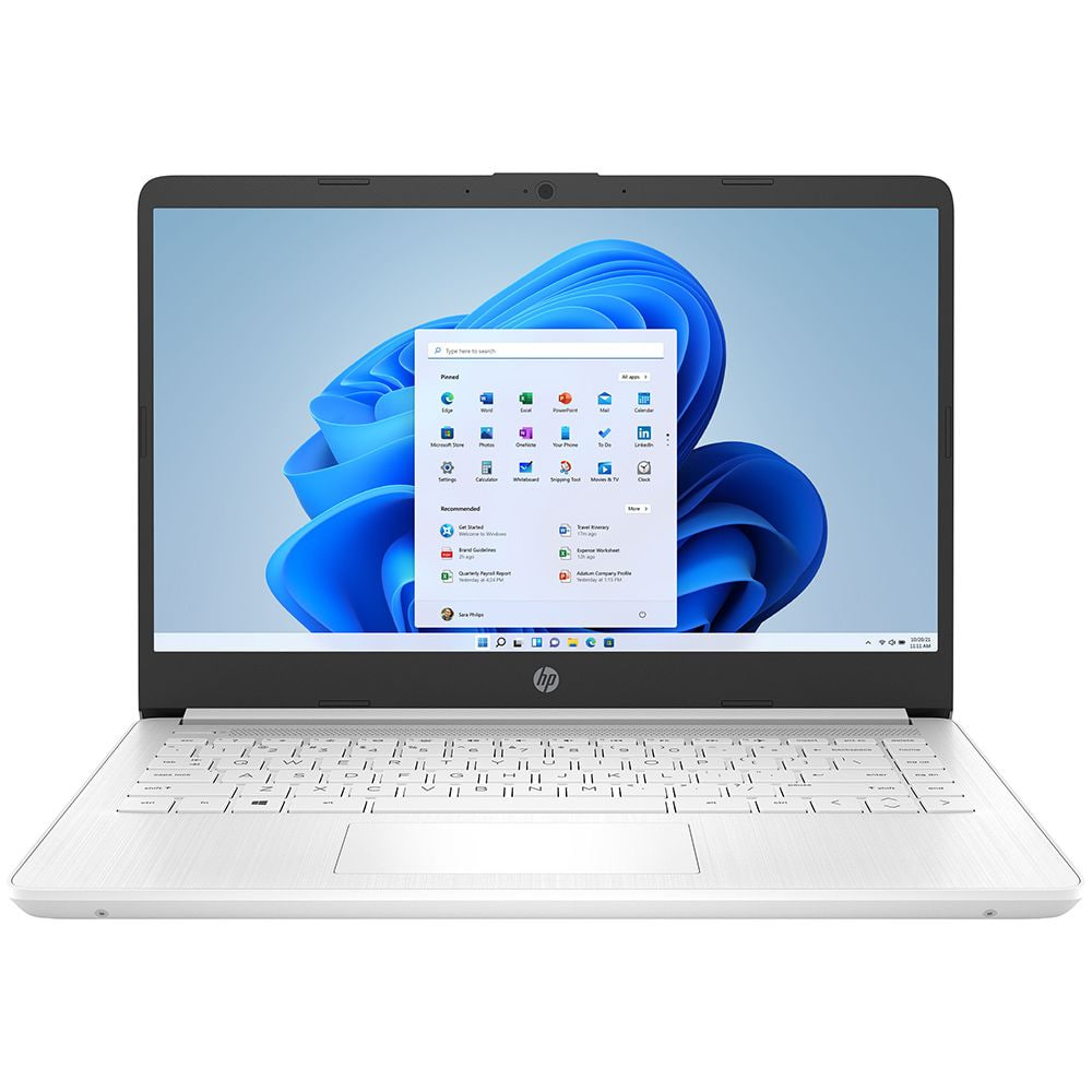 HP 14-dq0032dx Notebook - Intel Celeron N4020 / 14&quot; HD / 4GB Ram / 64GB eMMC / Win 11 Home / English / Pearl White