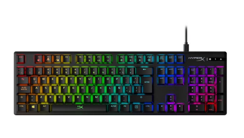 HyperX Alloy Origins Mechanical Gaming Keyboard -  Anti-Ghosting / Cherry MX / Aluminum body / USB / English