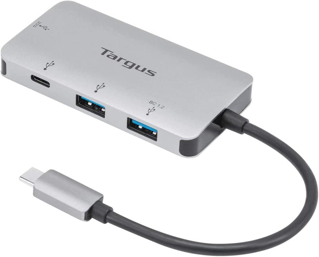 Targus ACH228USZ - HUB con Pase de PD Multipuerto USB-C / 2xUSB-A / 2x USB-C / Negro