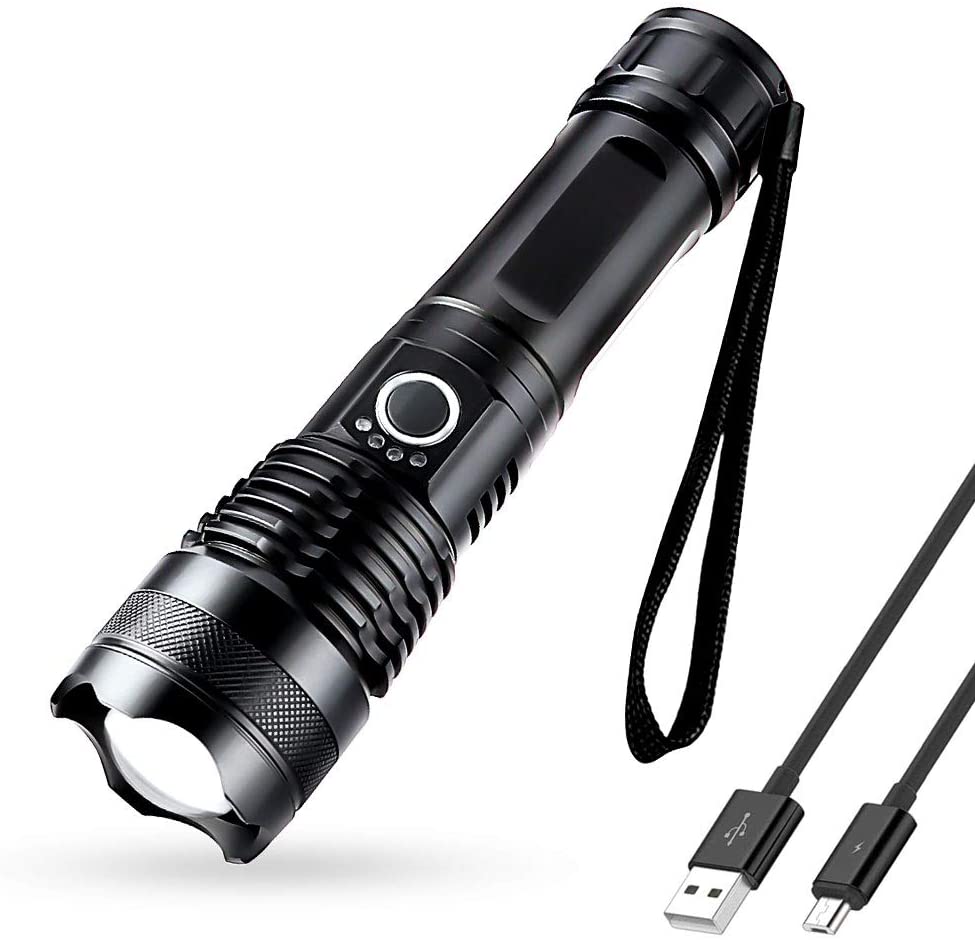 Generic FLASHLIGHT LED - Rechargeable Battery - Adjustable Light