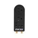 Forza Zion-2K30 FVP-0200C  Protector de Voltaje - 2 salidas / 1400J / 120V / NEMA / Negro