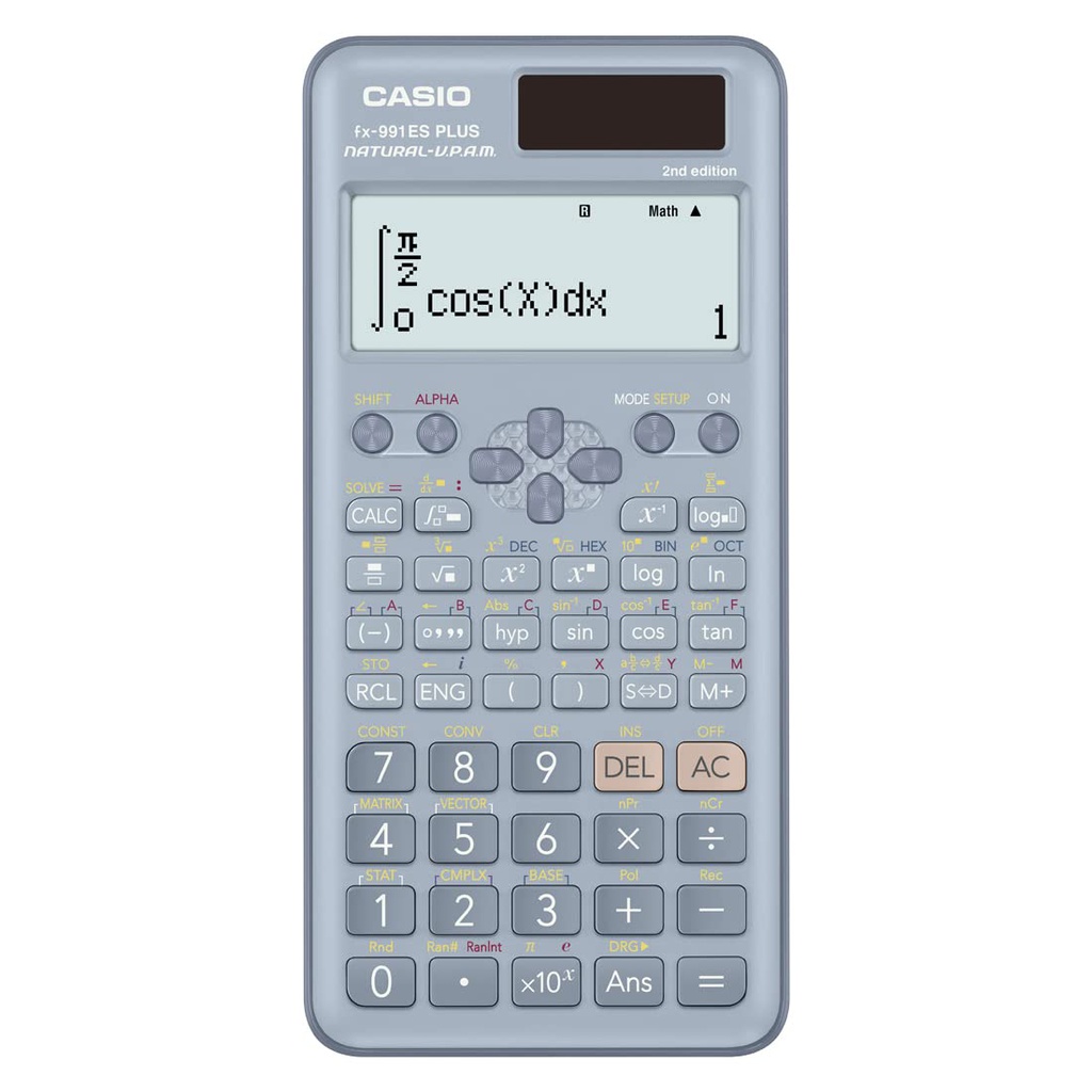 Casio Fx-991ES Plus 2nd Edition - Scientific Calculator / 417 Functions / Blue