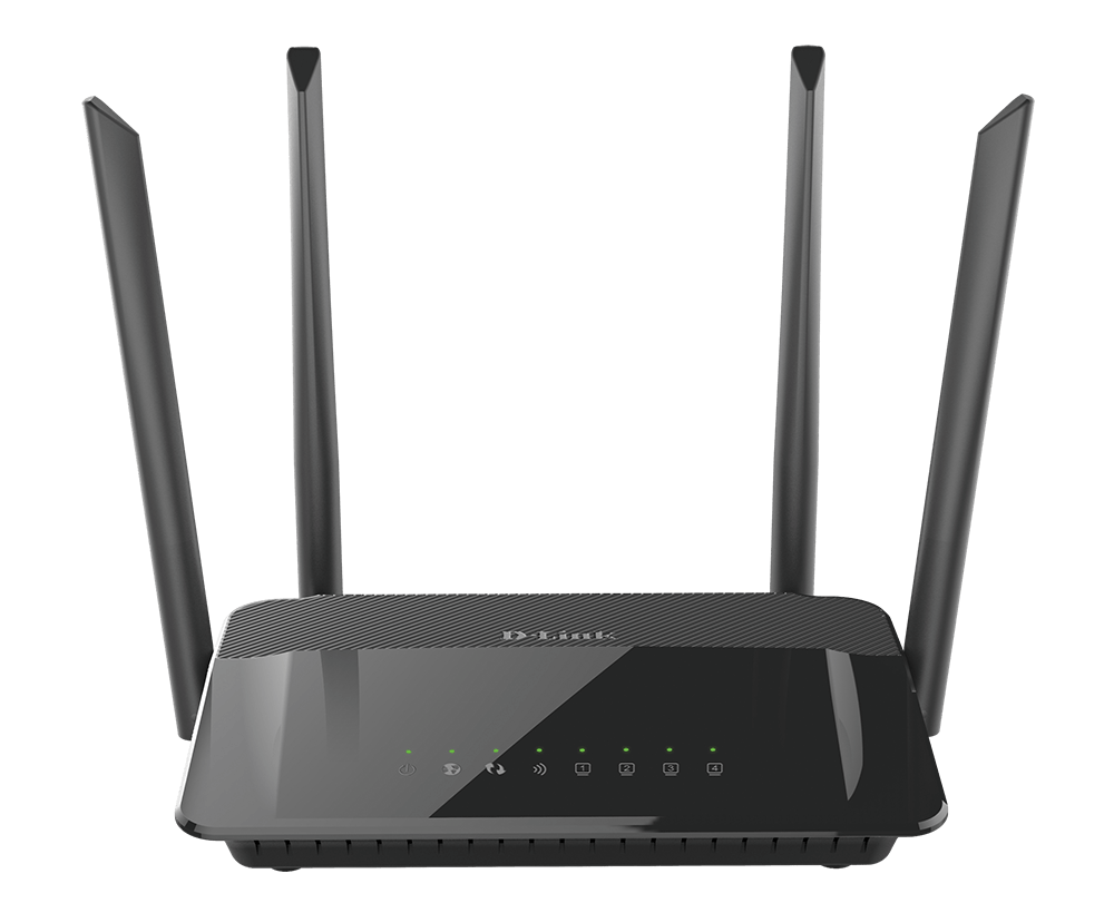 Dlink DIR-822 Wifi Router - AC1200 / 4-Puertos Gigabit / Negro