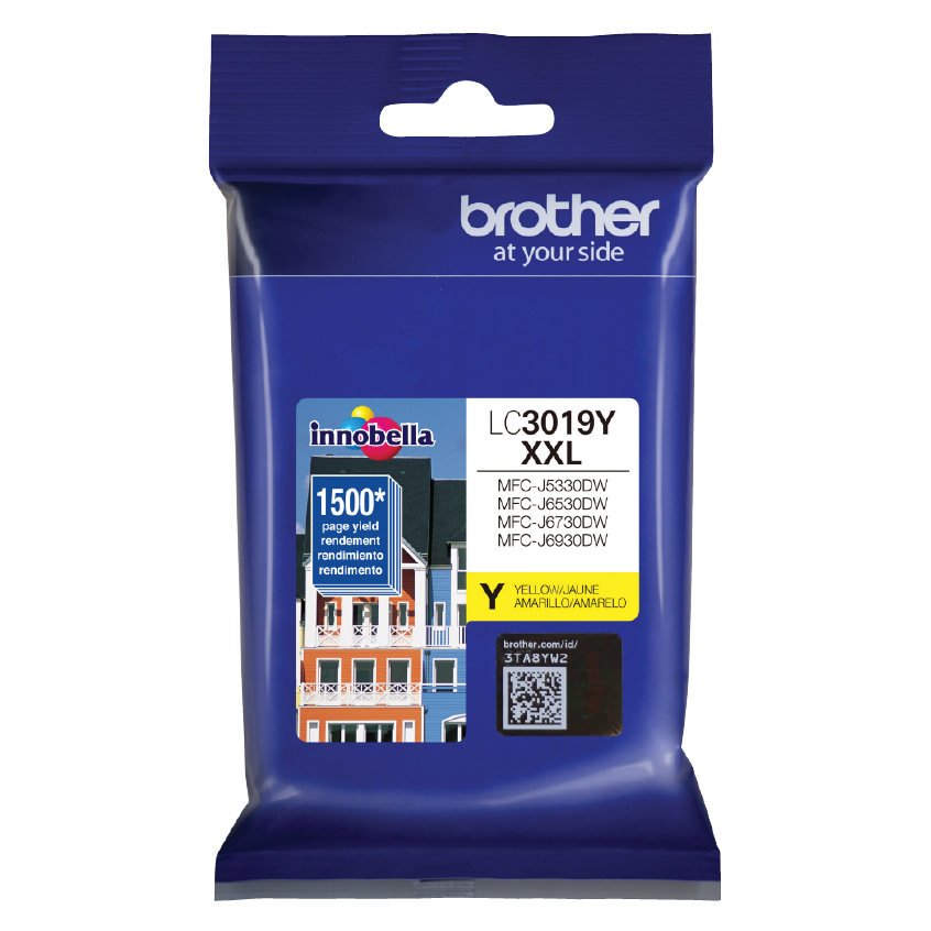 Brother LC3019Y XXL Ink cartridge - Amarillo - Cartucho de tinta para MFC-J5330DW / J6530DW / J6730DW / J6930DW