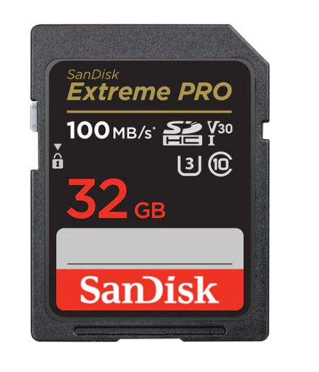SanDisk Extreme Pro SDHC - Tarjeta de Memoria  de 32GB / SDHC UHS-I / Class 10 