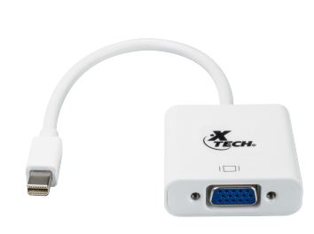 Xtech XTC-340 Mini Displayport to VGA M-H Adapter / White