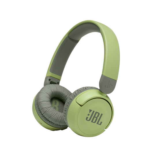 JBL JR310 BT Headset - Sonido seguro para niños, hasta 30 horas / Verde