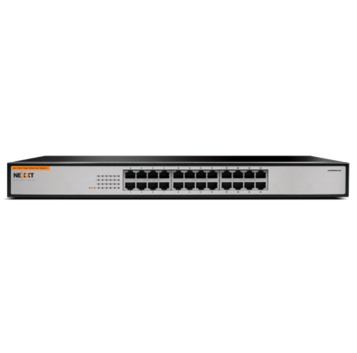 Nexxt NAXOS2400R - Switch 24 Ports / Fast Ethernet / Black