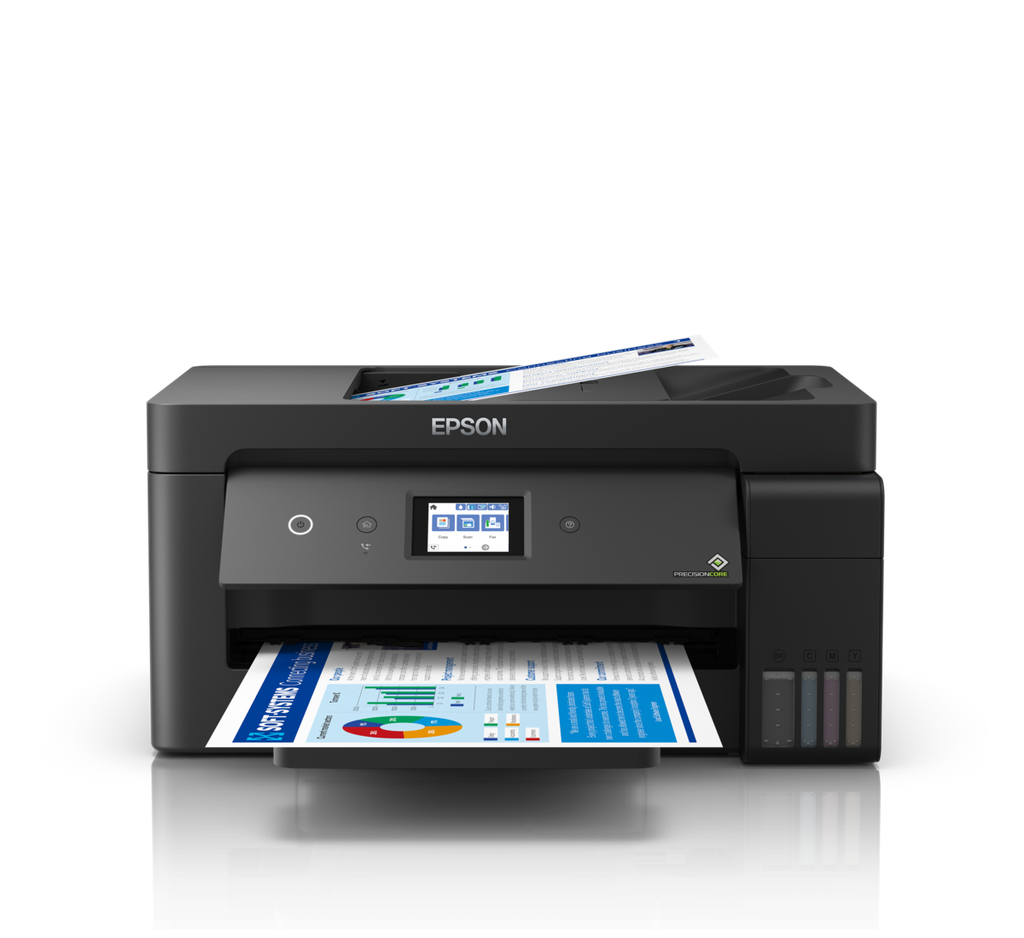 Epson EcoTank L14150 - Impresora Multifuncional Inyección de tinta / Formato Ancho / USB / WiFi / Negra