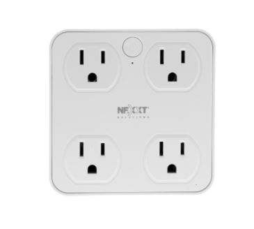 Nexxt NHP-T610 Surge Protector Quadruple / Wifi / 4 USB / White