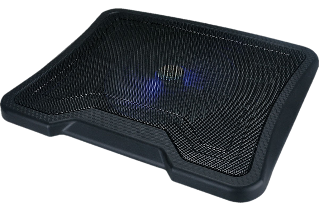 Argom CF-1584 Cooling Pad para Laptop / 2*USB / 1 * Abanico Grande / Soporta hasta 17&quot;