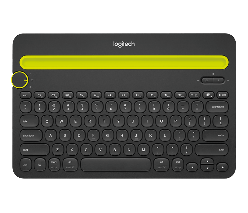 Logitech 920-006346 Wireless Multi-Device Keyboard K480 / Bluetooth / Spanish / Black