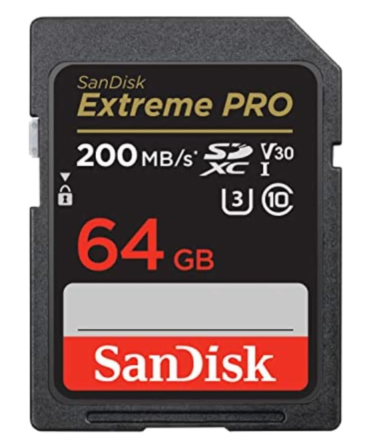 SanDisk Extreme Pro SDXC - Memory Card 64GB / SDXC UHS-I / ClasE 10 / V30