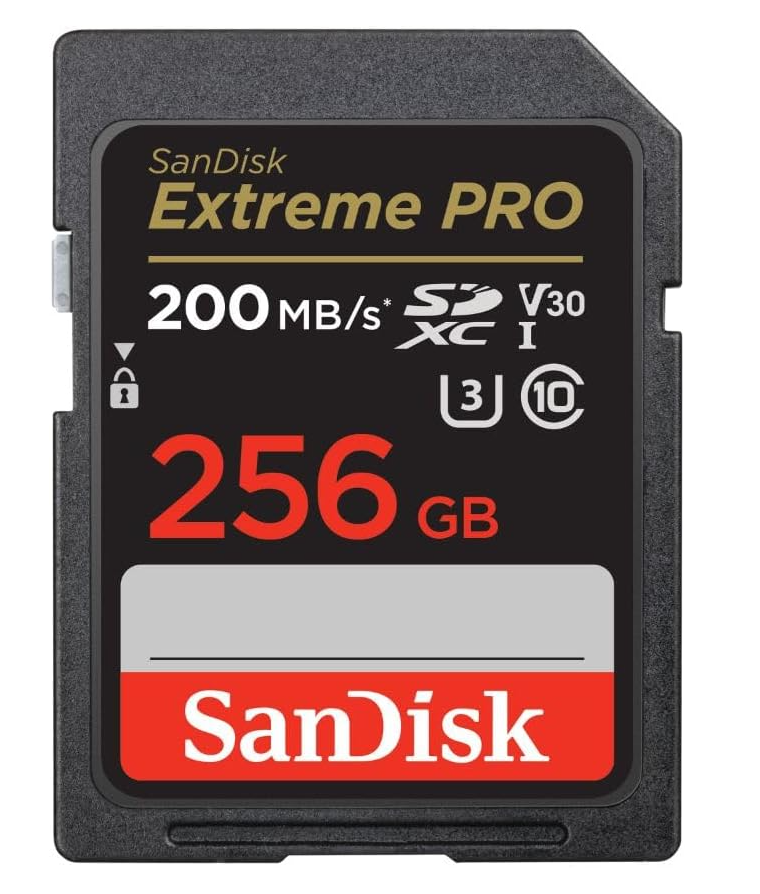 SanDisk Extreme Pro SDXC - Tarjeta de Memoria  de 256GB / SDXC UHS-I / Class 10 / V30  