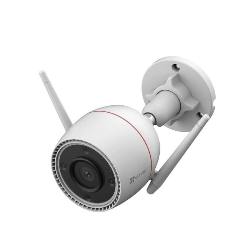 Ezviz H3C 2K Cámara IR para exteriores - IP67 / Visión Nocturna a Color / MicroSD hasta 512GB / Blanco