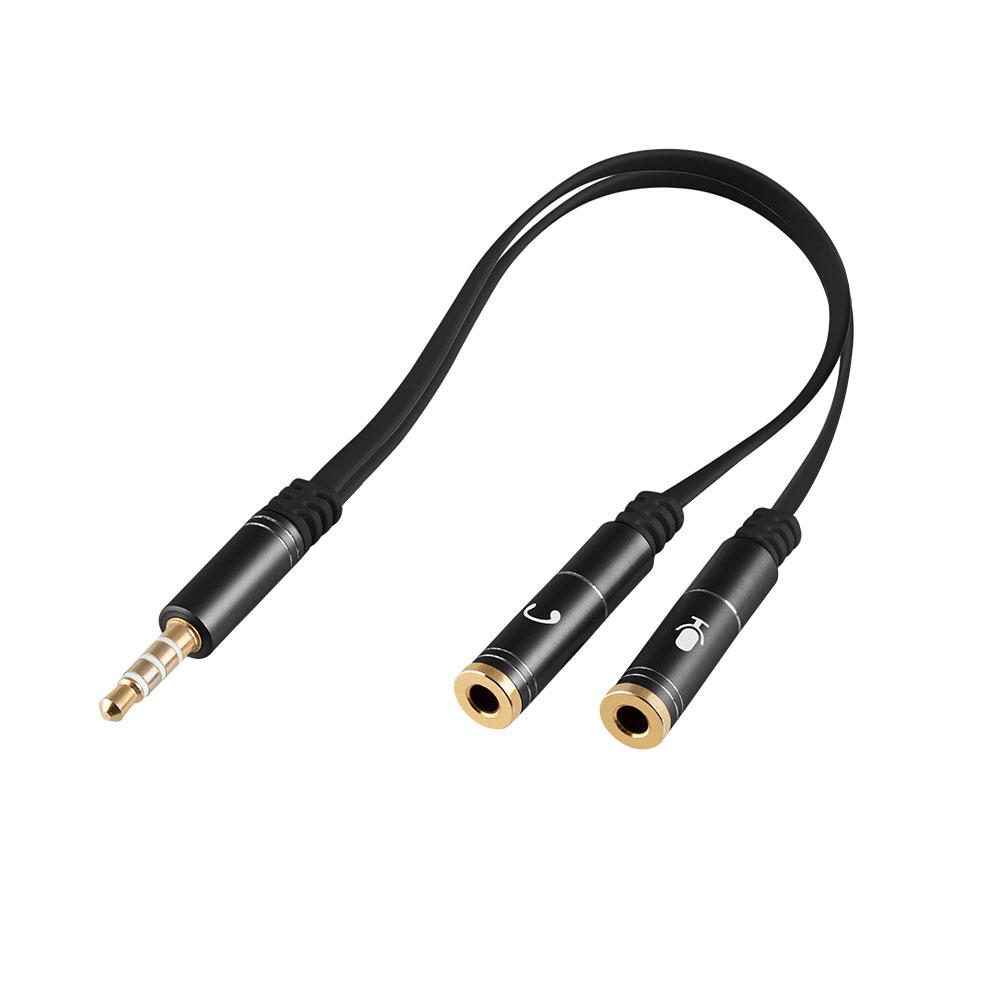 Argom - &quot;Y&quot; Adapter Cable 3.5mm Male to Double 3.5 Female