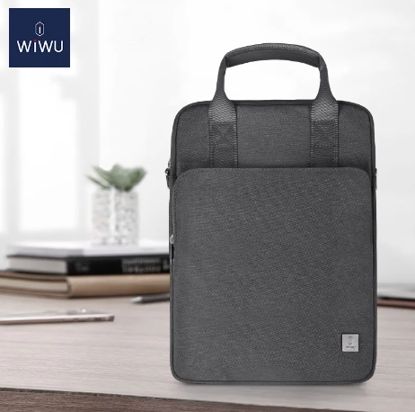 Wiwu Alpha Vertical Double Layer Bag -GRIS