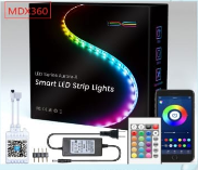 Generic MDX270 Smart Led Strip Lights APP+Controler +Mic - 5M