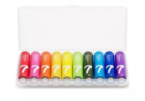 XIAIOMI ZI7 Coloured AAA Alkaline Battery - 10-Pack