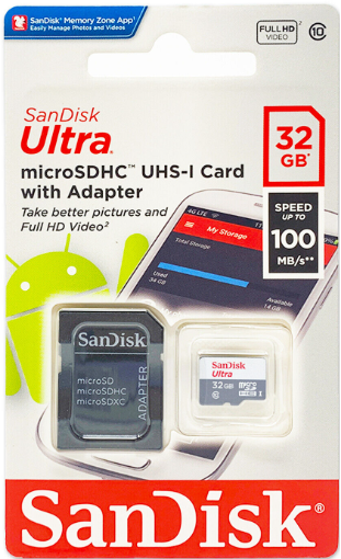 Sandisk 32 GB Ultra microSDHC UHS-I Tarjeta de Memoria