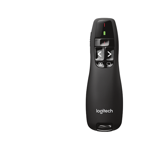 Logitech 910-001350 Presentador Inalámbrico R800 / USB / Negro