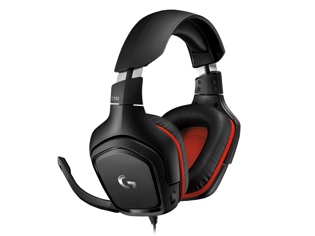 Logitech G332 Auriculares estéreo con Micrófono para Juegos - 3.5mm / Negro