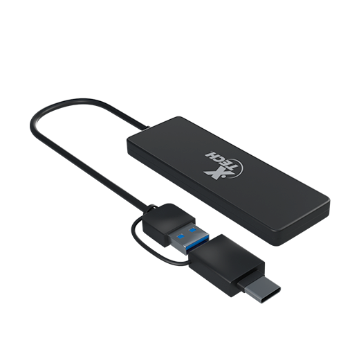 XTech XTC-390 - USB-A/USB-C Hub de 4 puertos USB3.0