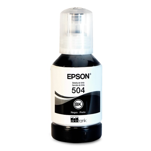 [EPS-PRT-INK-T504120-BK-121] Epson T504-AL Botella de Tinta  - Negro