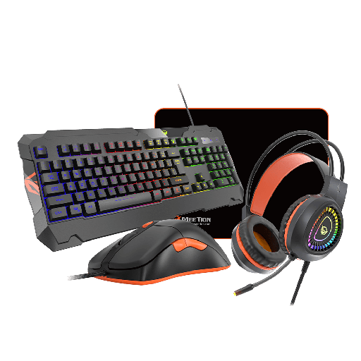 [MET-GAM-ACC-MTC505-BK-121] Meetion MT-C505 Gaming Combo / Spanish