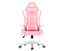 Meetion MT-CHR16 Gaming Chair - White / Pink