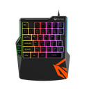 Meetion KB015 Teclado Reducido de Gaming - USB / Rainbow LED / Negro