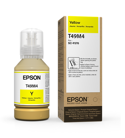 [EPS-PRT-INK-T49M420-YW-423] Epson T49M420 - Botella de Tinta para Impresora de Sublimación / Amarillo