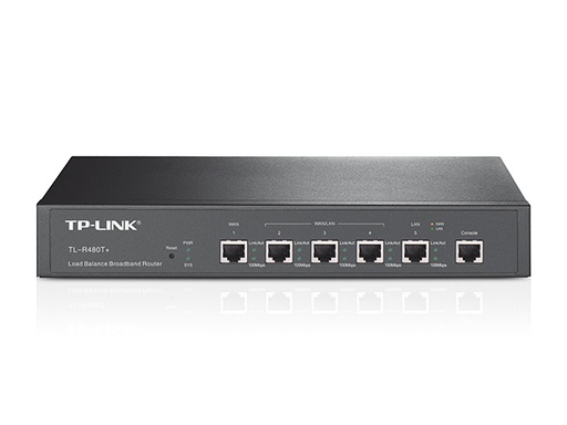 [TPL-NET-ROU-R480T-BK-321] TP-LINK R480T+ Router para Medianas Empresas - 1*Wan + 4*Puertos programables